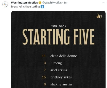 创历史！李梦迎WNBA生涯首次首发 总分升至中国外线球员第一人-wcba李梦身高