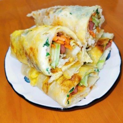 学会鸡蛋灌饼，早餐不用愁（鸡蛋灌饼制作方法及配料）