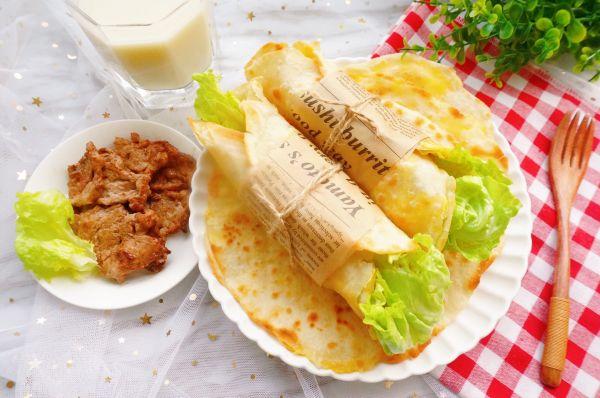 鸡蛋灌饼·疫情在家做美食早餐不重样（鸡蛋灌饼怎么做简单）