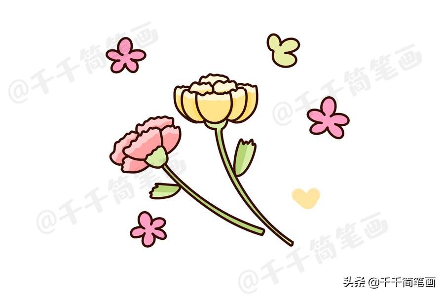 母亲节主题绘画素材，简单又漂亮的手抄报素材，快教孩子画起来吧（母亲节手绘画海报）