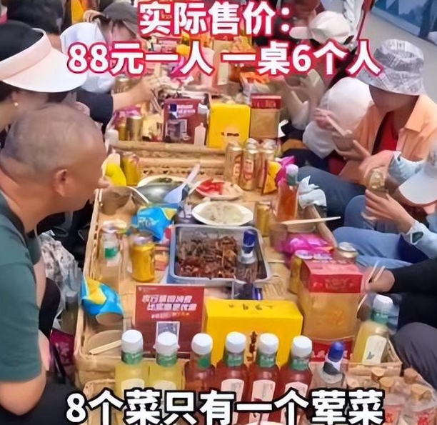 一桌八个菜仅一荤卖528元，价格是市场调节？这样处理谁还敢去？-一桌八个菜什么意思