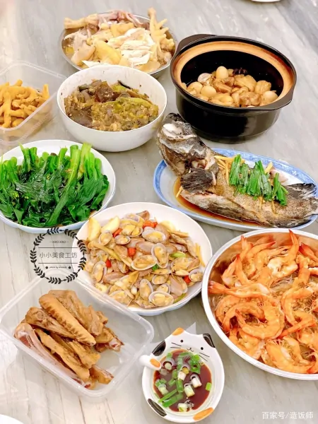 广东人的端午家宴，荤素冷热搭配全，网友：好吃实惠，比上饭店强-广东端午吃什么