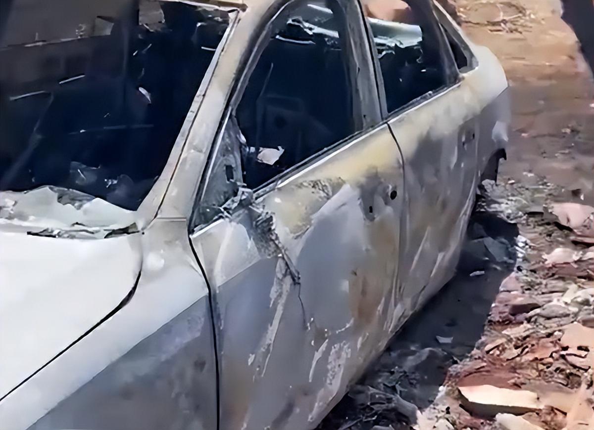 村民上坟不慎引发火灾，奥迪停墓地旁被烧成空壳（上坟引发山火）