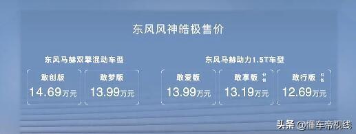 新车｜自主混动SUV再添一员，能跑又能省！东风风神皓极正式上市-东风风神纯电动