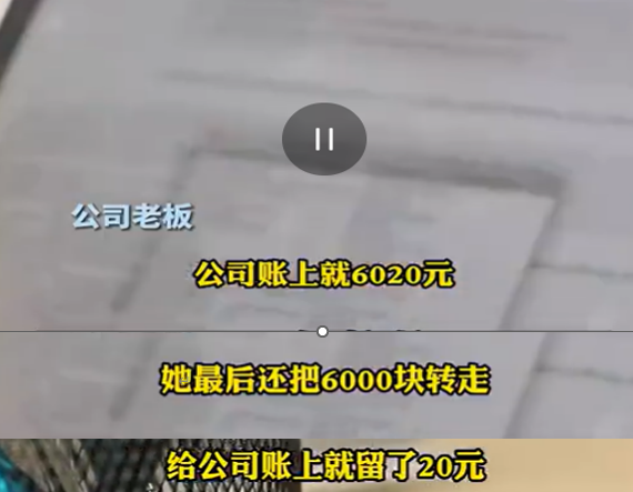 上海一财务，竟把公司偷的只剩二十元？（公司财务被盗公司能扣员工工资吗?）