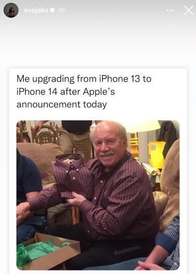 乔布斯女儿发文吐槽iPhone 14没新意 内容太过真实（乔布斯女儿写的书）