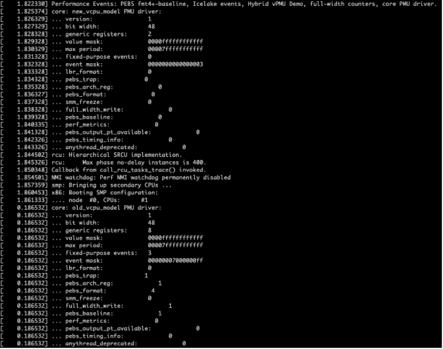 vCPU从SMP走向Hybrid（vcs initreg）