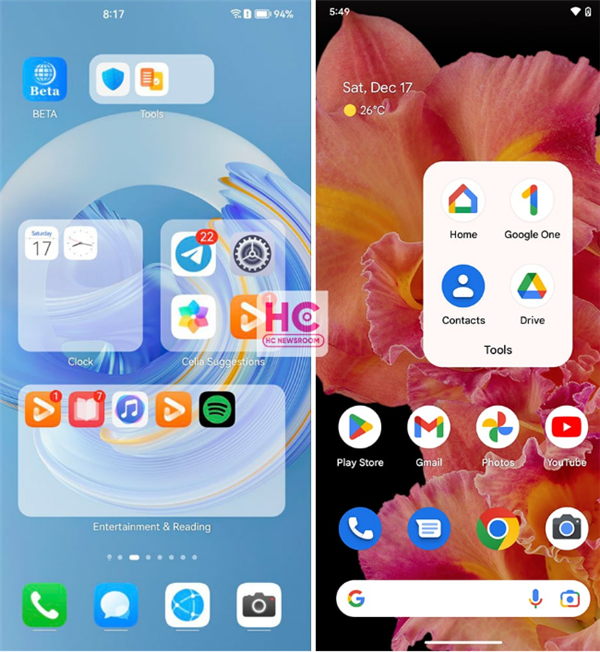 国外用户对比Android 13和鸿蒙3系统：原生安卓太简陋-鸿蒙安卓苹果区别