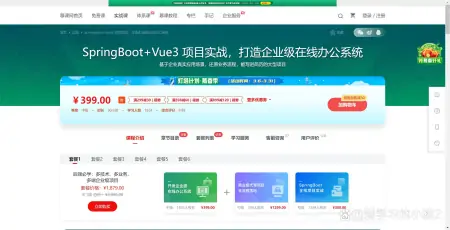 SpringBoot+Vue3项目实战，打造企业级在线办公系统-vue官方下载