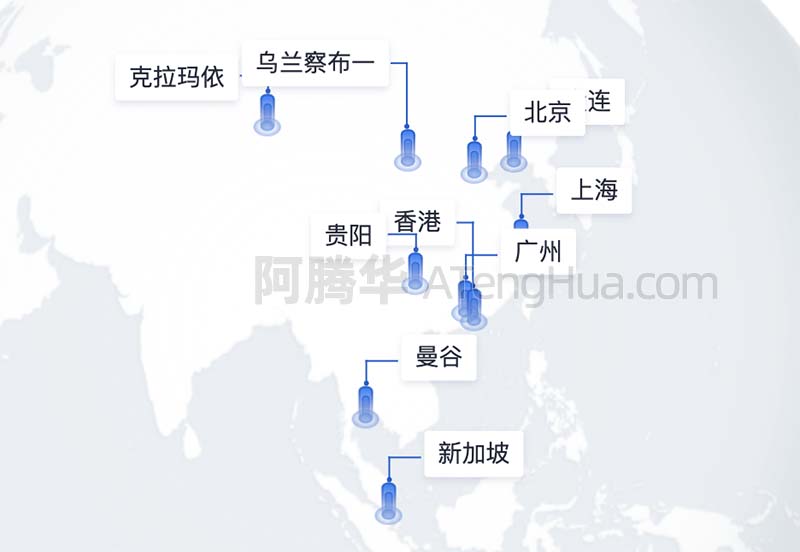 华为云服务器区域和可用区选择方法及分布城市对照表-华为云服务器地址是多少
