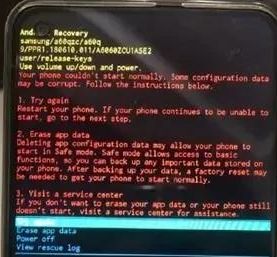 三星手机系统突遇黑屏、重启、乱码，两种方法可以救急！-三星手机莫名其妙黑屏