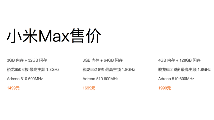 够“大”的大屏手机，小米Max-大屏手机就是小米max