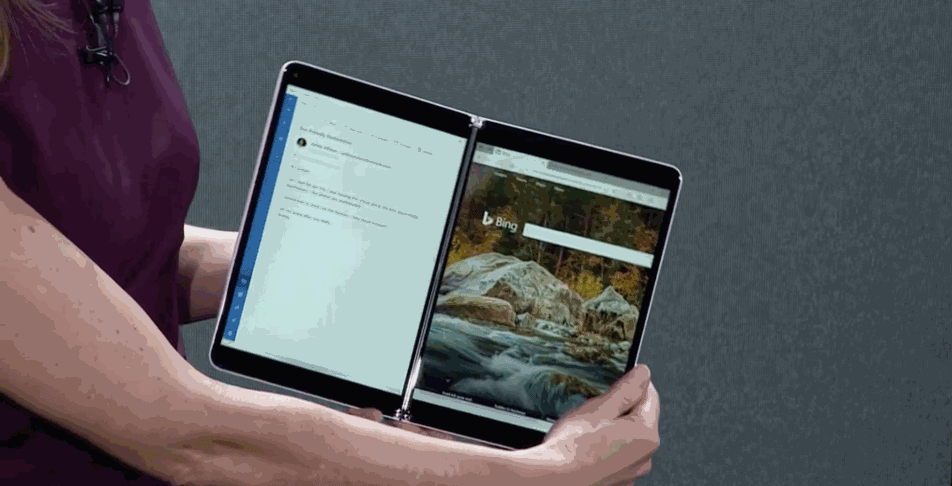 微软双屏手机和PC登场！连甩七款Surface硬件，首用安卓系统-微软双屏折叠手机汉化怎么设置的