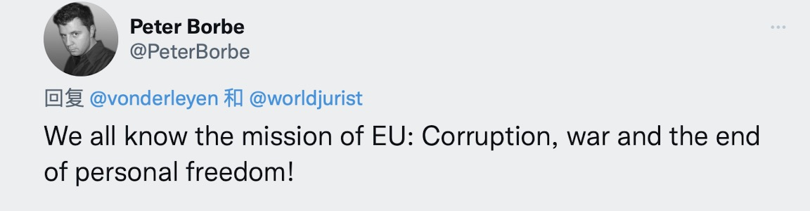 冯德莱恩代欧盟委员会领“世界和平与自由奖”，网友不满：给战争贩？-冯得莱恩