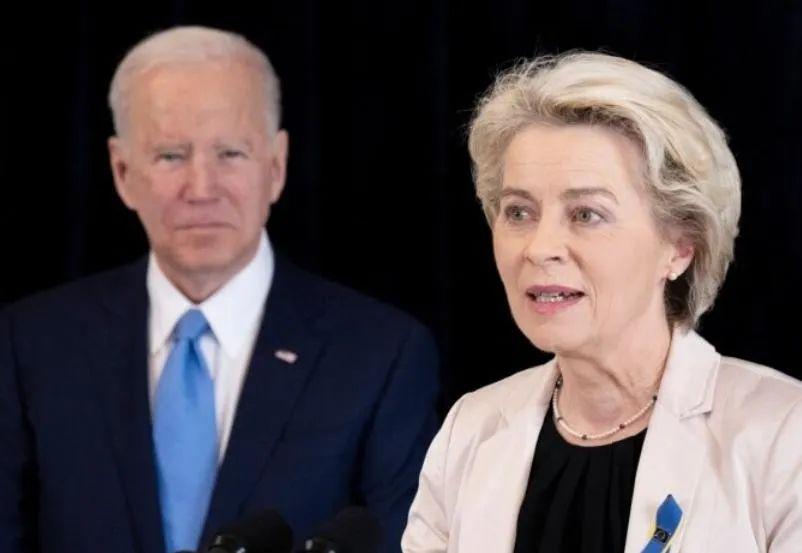 英媒：拜登力推欧盟委员会ZX冯德莱恩成为下一任北约秘书长-拜登和欧盟