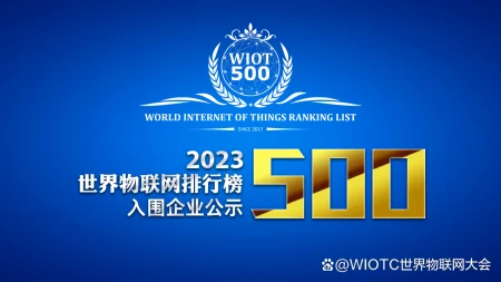 2023世界物联网500强排行榜入围企业公示-世界物联网500强峰会在京召开
