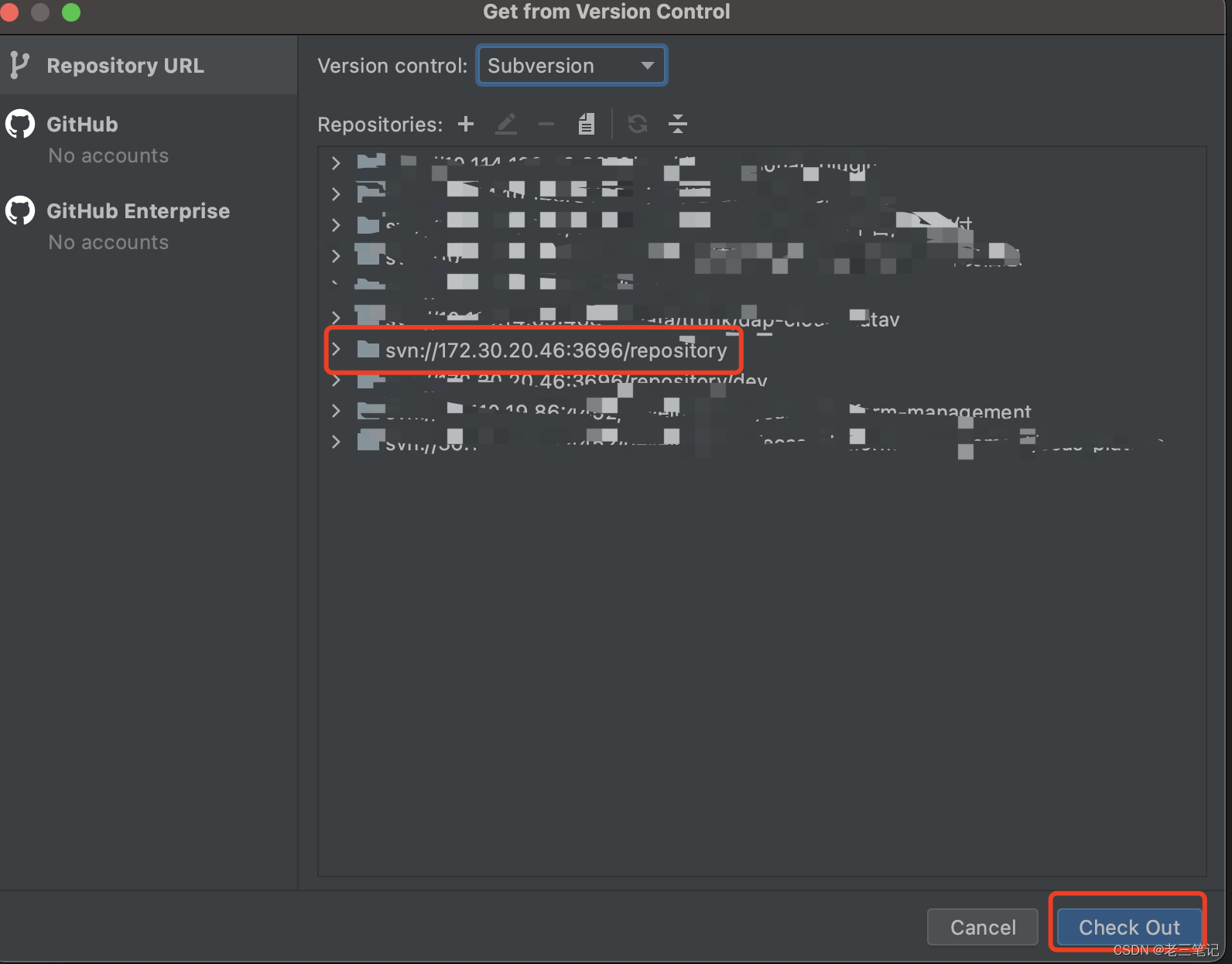 CentOS7搭建svn服务器-linux创建svn仓库