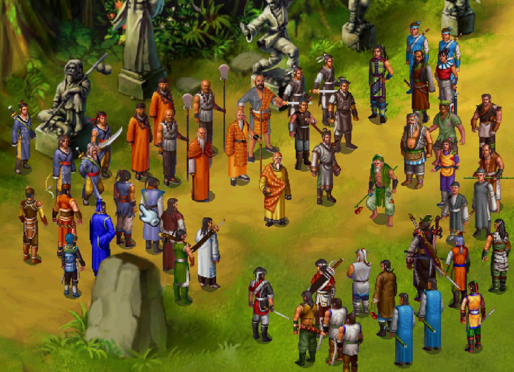 经典游戏《武林群侠传》将钓鱼挖矿玩到极致，轻松当上武林至尊-武林群侠传钓鱼竿