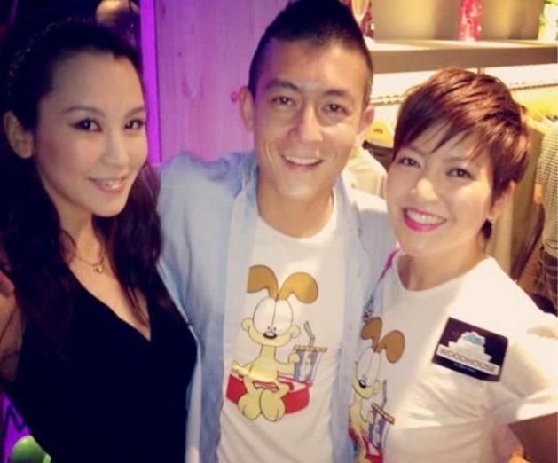 40岁陈冠希三姐弟同框，大姐陈丽华罕见出镜，短发利落气质干练