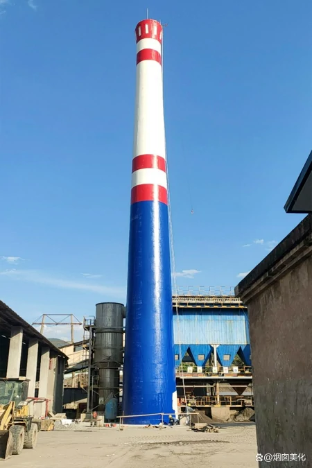 烟囱外壁美化防腐 塔筒外壁彩绘-烟囱外壁防腐施工方案