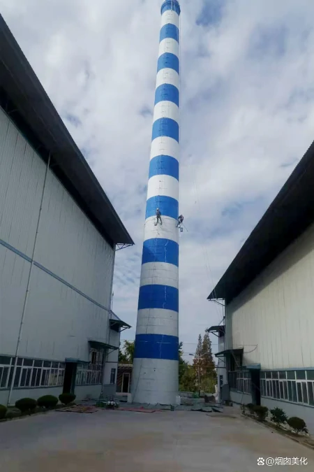 烟囱外壁美化防腐 塔筒外壁彩绘-烟囱外壁防腐施工方案