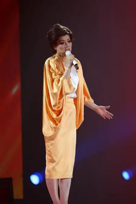 57岁的毛阿敏好接地气，“姥姥衫+买菜包”亮相机场，朴素也迷人-54岁毛阿敏近照