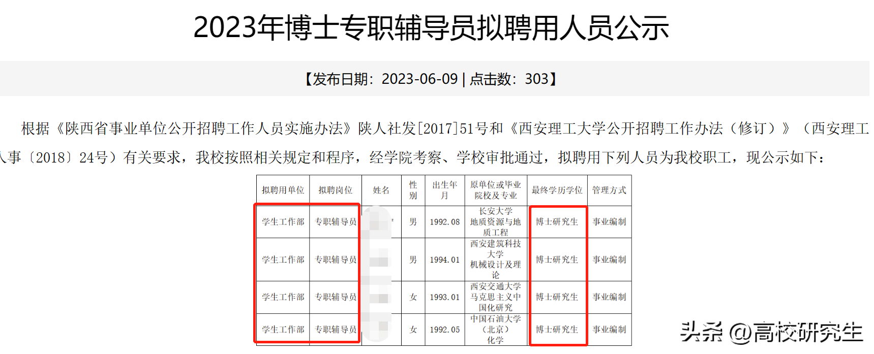山西大学录用37人，近三成本校生，太原理工无一人，还有三名博士-山西大学最新消息今天开学