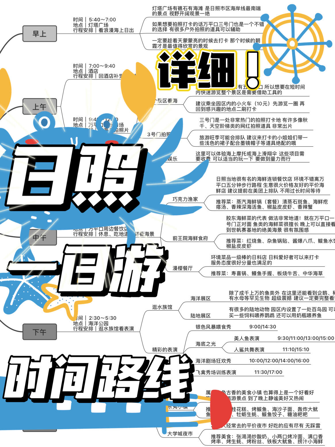 日照旅游攻略！详细一日游玩安排的时间及景点路线-日照一日游旅游攻略