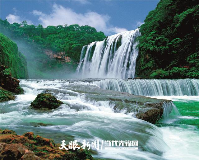 「夏日清泉」黄果树瀑布：万练飞空 静听流水音律-黄果树大瀑布视频