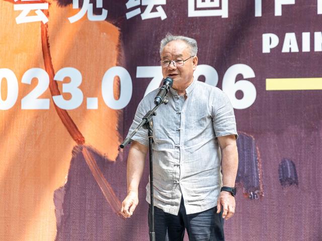 二维空间的龙门石窟什么样？“关于龙门——于会见绘画作品展”开幕-打卡龙门石窟