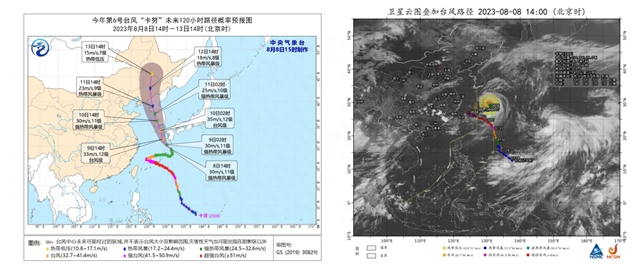 台风“卡努”最新路径预报来了！威海发布大风警报-台风威海受影响吗