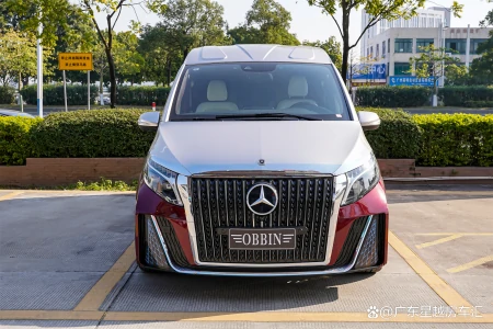 限量双拼色外观，轻奢舒适内饰，全新奔驰V260L商务车排面十足！-奔驰v级双拼色