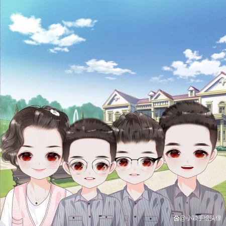 可爱卡通手绘漫画，精致特别动漫风，回归美好童真-可爱卡通漫画简单