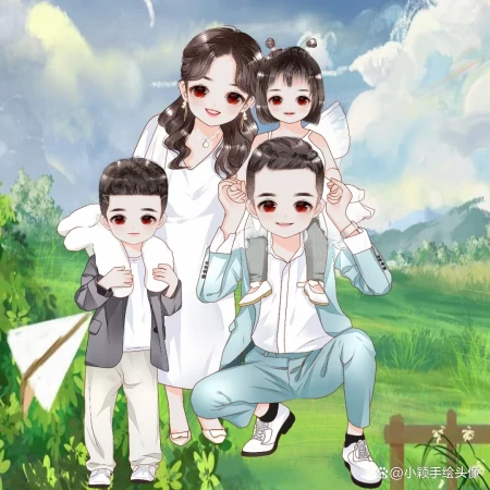 可爱卡通手绘漫画，精致特别动漫风，回归美好童真-可爱卡通漫画简单