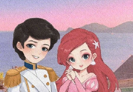 迪士尼公主情侣头像，公主们都有属于她的王子，艾莎却有些不对劲-迪士尼公主头像可爱q版