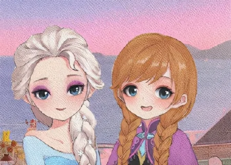 迪士尼公主情侣头像，公主们都有属于她的王子，艾莎却有些不对劲-迪士尼公主头像可爱q版