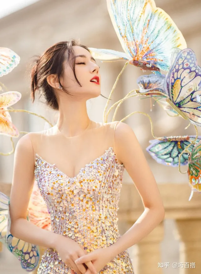 迪丽热巴仙女造型曝光，蝴蝶翅膀真的好美，完美曲线让人惊艳-迪丽热巴蝴蝶仙子造型