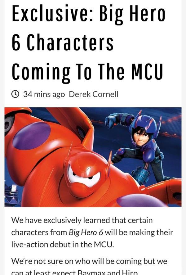 超能陆战队或变真人加入漫威，旺达幻视惊现大白？网友：梦幻联动-超能陆战队宣传片