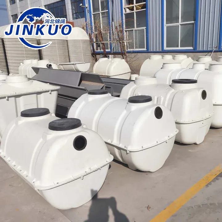 一体式玻璃钢模压化粪池厂家@1立方三格式玻璃钢化粪池-玻璃钢三格模压化粪池