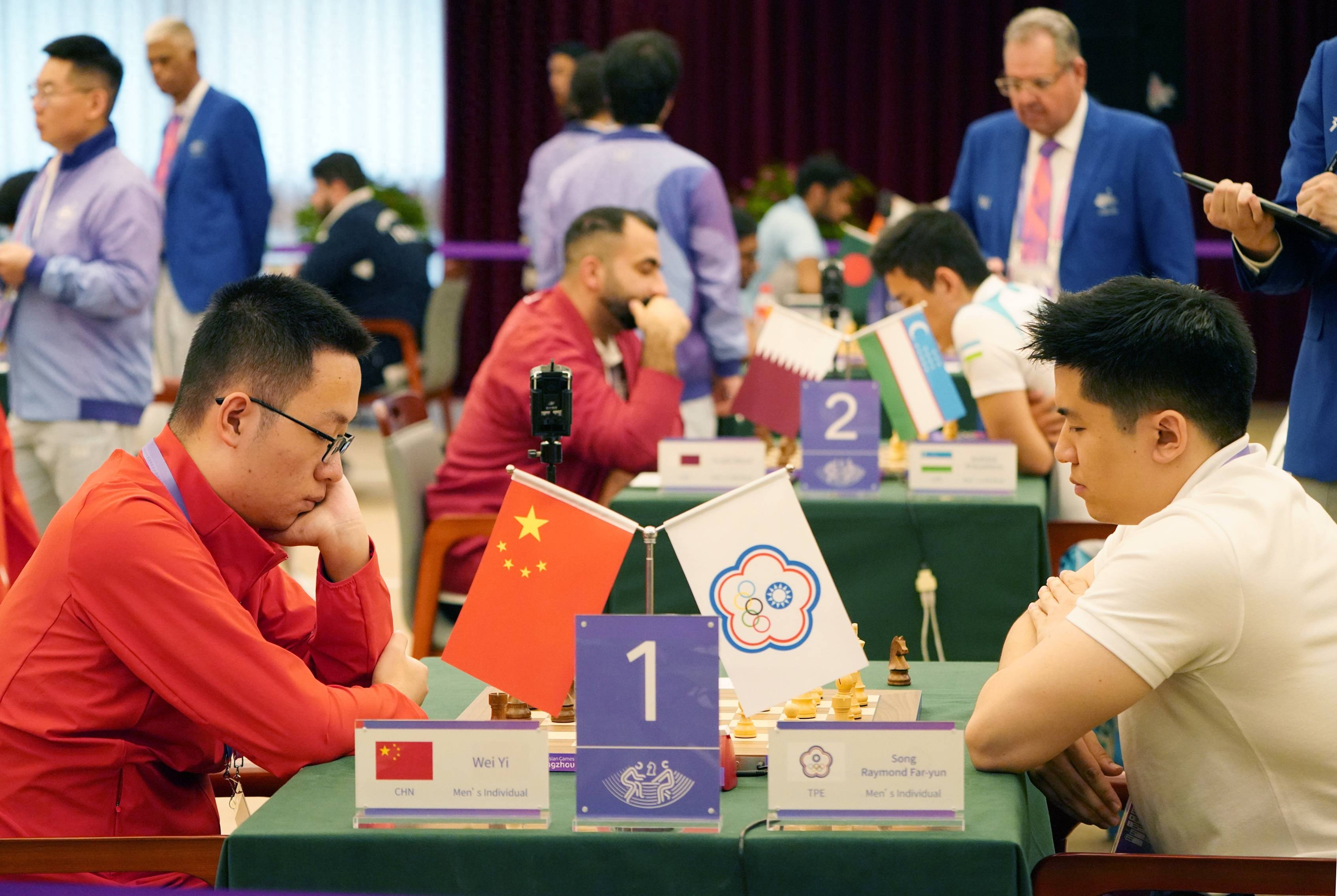 （杭州亚运会）国际象棋——首日赛况-西湖区国际象棋比赛