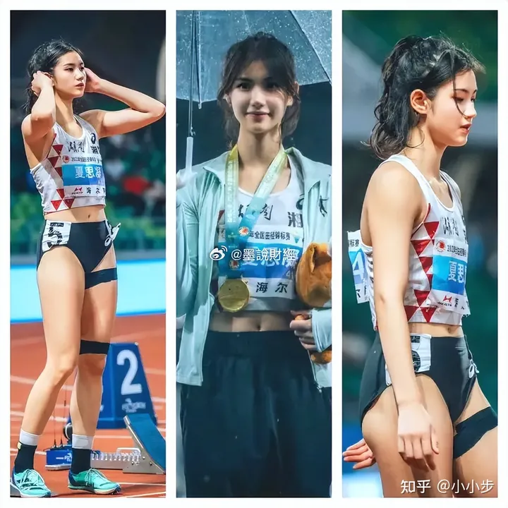 田径美女吴艳妮高颜值有实力，胳膊一处引网友热议，与夏思凝比较-演员 吴艳杰