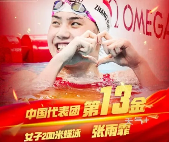 奥运会游泳比赛同时获2金1银并打破世界纪录，张雨菲是如何做到的-2021年东京奥运会张雨霏比赛视频