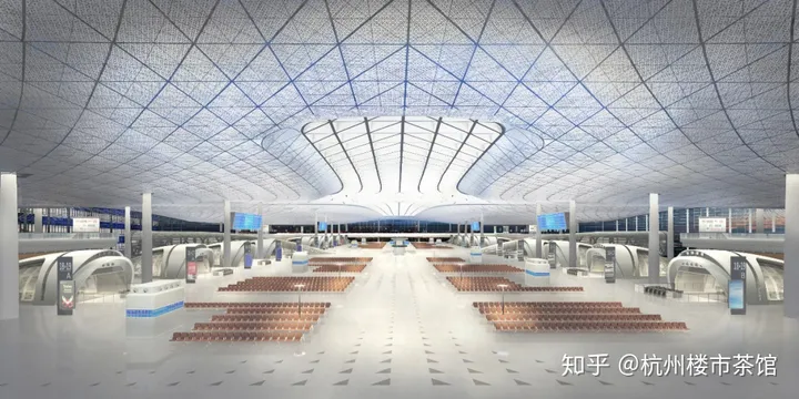 他来了！杭州西站内部效果图曝光，复工后最新进度一览！-杭州西站站房面积