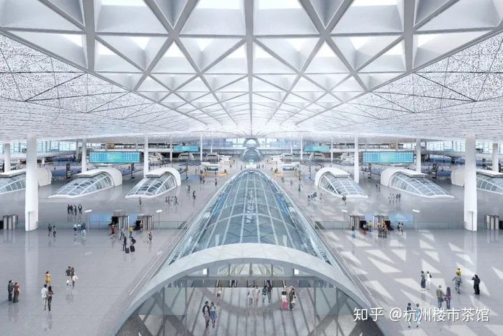 他来了！杭州西站内部效果图曝光，复工后最新进度一览！-杭州西站站房面积