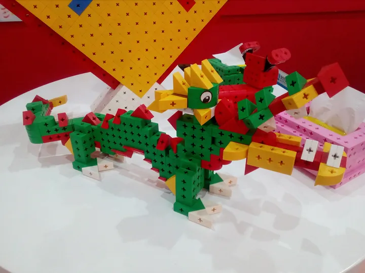 乐百学教育乐高成语——龙生九子-龙生九子积木攻略