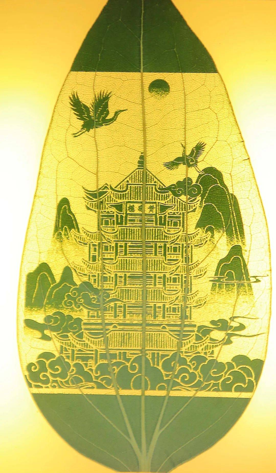 黄鹤楼上新丨叶上黄鹤楼，诗意入江流-黄鹤楼上面的诗句