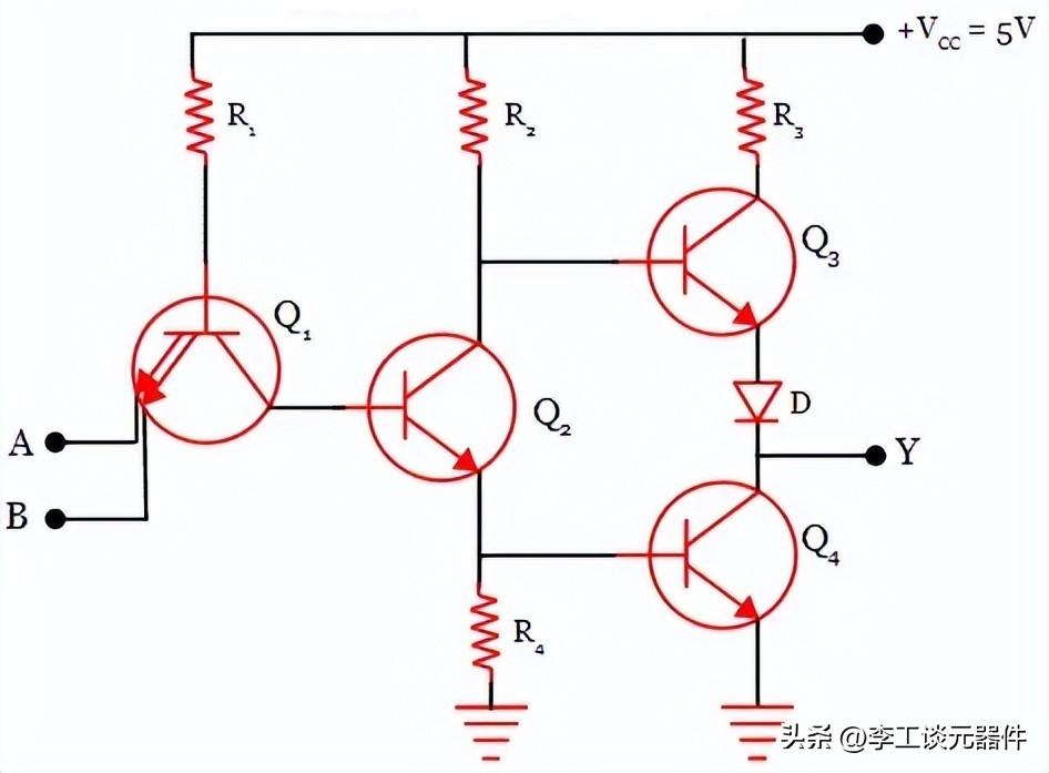 干货|TTL电路详细讲解，工作原理+电路图，图文结合，轻松搞定-ttl电路的应用
