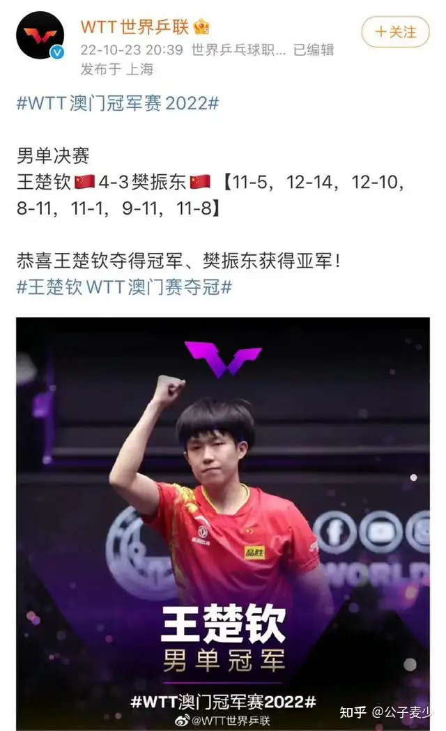 如何评价王楚钦？