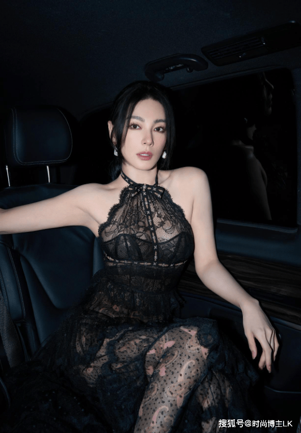 原创            张雨绮胆子也太大了！全身都是黑色蕾丝，网友：像盘丝洞的女妖精