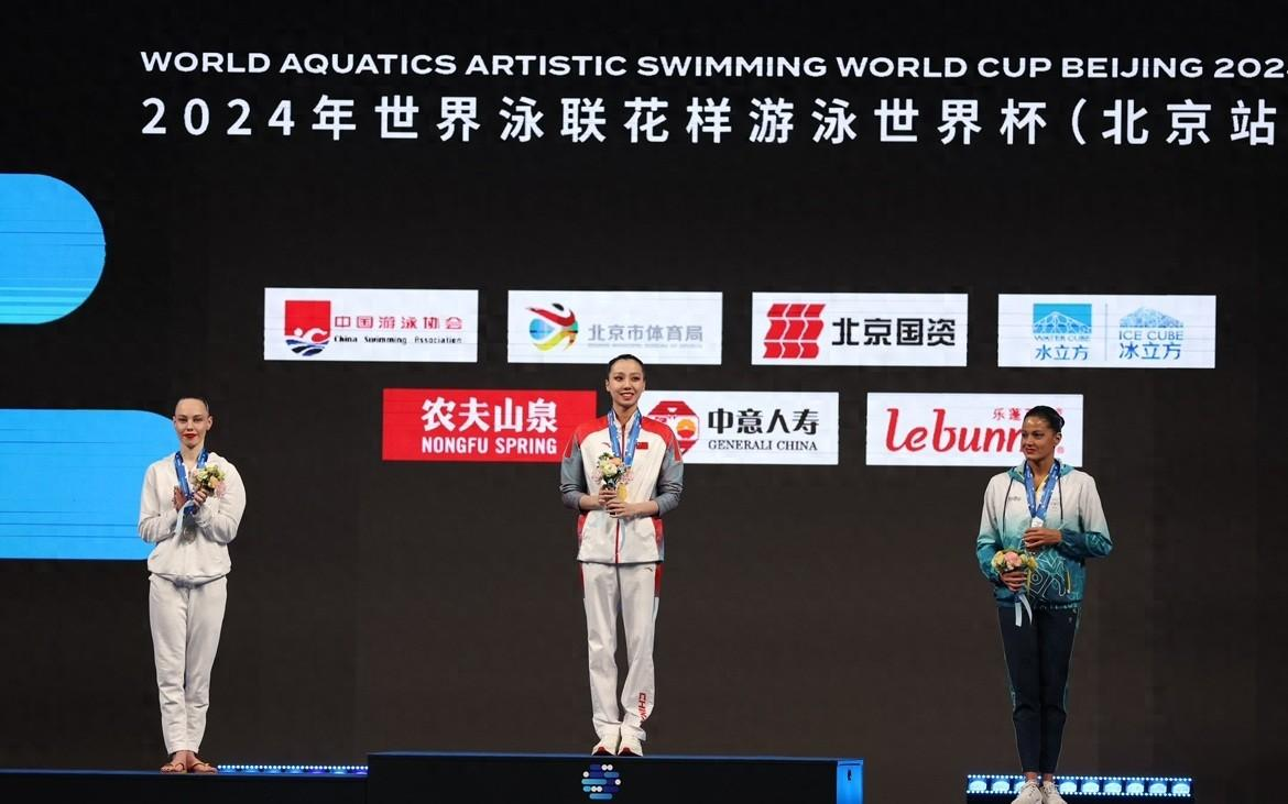 3金1银，中国队花游世界杯首日收获颇丰